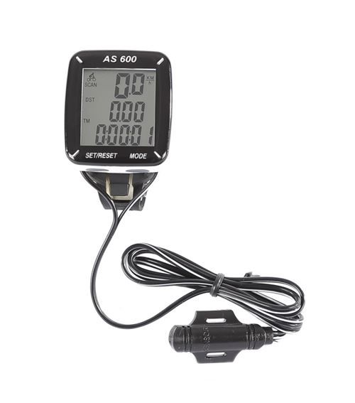Assize ordinateur de vélo AS600 noir/blanc