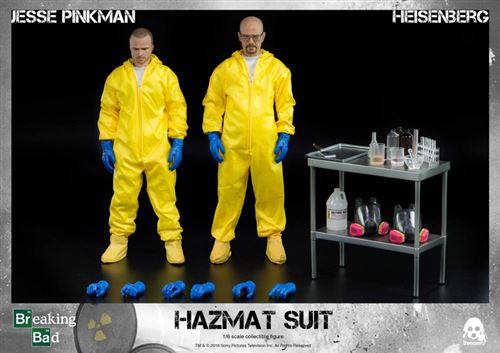 Figurine Threezero - Breaking Bad - Heisenberg & Jesse Pinkman Hazmat Suit Standard Version