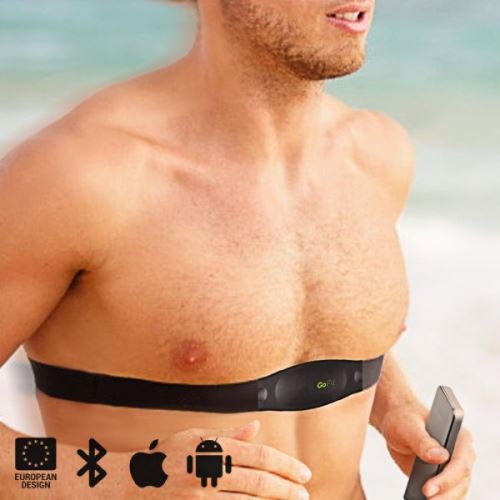 Ceinture Cardio-fréquencemètre Bluetooth pour sportifs - Sangle pectorale Moniteur de fréquence cardiaque