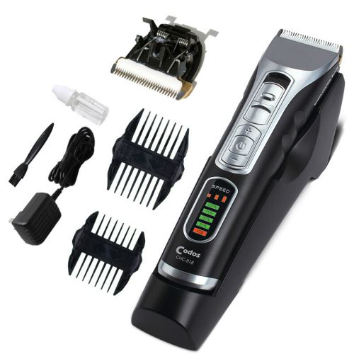 Professionnel électrique Tondeuse Cheveux Tondeuse Rechargeable Coupe De Cheveux Outils Lithium LCD Affichage Machine