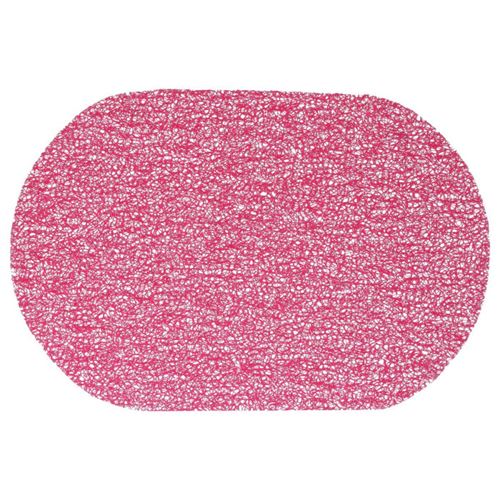 Set de Table Ovale Spaghetti Framboise