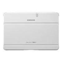 Samsung Etui Rabat avec Support pour tablette Galaxy Note 10,1" - Blanc