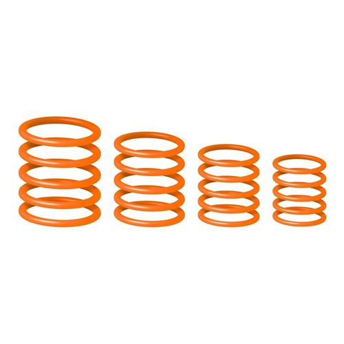 Haut-parleur universel Gravity Pied de micro professionnel Lot de bagues de couleur Orange électrique