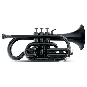 Classic Cantabile MardiBrass cornet Sib en plastique noir - 1