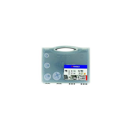 Scie Cloche Métal Bois Durs TIVOLY BIM D22-68mm Coffret 8pcs