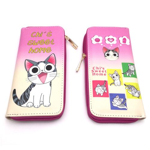 Portefeuille en PU cuir - cadeaux personnalisés - Chat #335