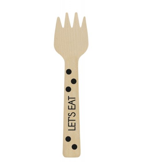 Amscan fourchette bois 16 cm 12 pièces