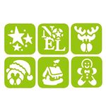 DTM 11034 Pochoir Nool 3 6 Unités 145x145 mm Couleurs Assorties