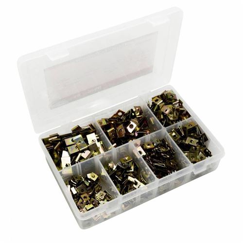 Agrafe-ecrou tole vis carrosserie (assortiment) (boite de 700 pieces)