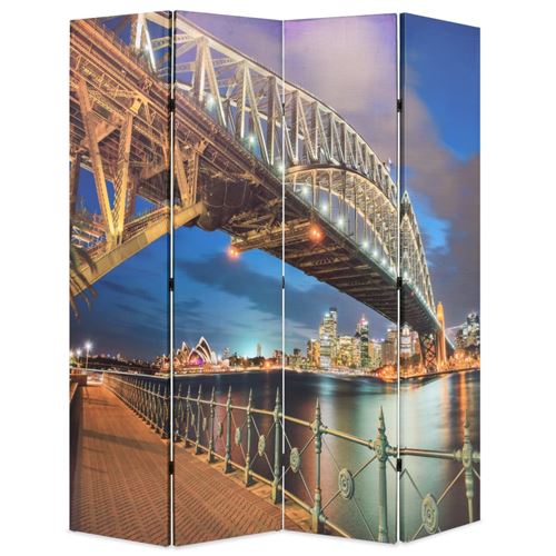 vidaXL Cloison de séparation pliable 160x170 cm Pont Sydney Harbour