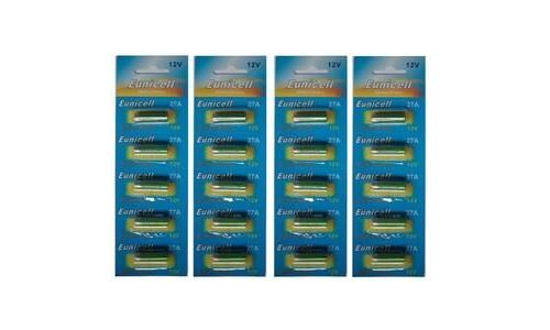 Eunicell Lot de 20 piles 27A M N27 Eunicell 12 volt