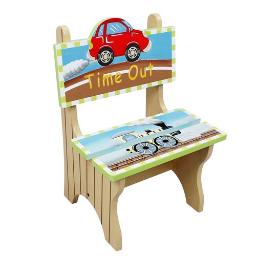 Fantasy Fields par Teamson Transportation enfants en bois vilain Time Out chaise enfants siège 9942A