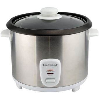Techwood TCR-186 - Cuiseur à riz - 1.8 litres - 700 Watt - acier inoxydable - 1