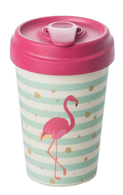 Chic.Mic tasse à boire BambooCUP*Flamingo 400 ml