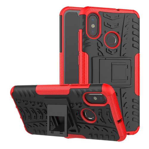 Coque Anti Choc Pour Xiaomi Mi 8 Modèle Spider - Rouge