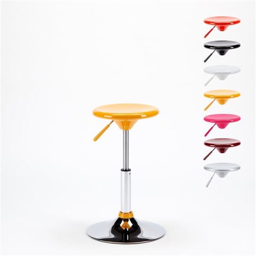 Tabouret pour Enfants réglable en hauteur Seattle Design, Couleur: Jaune