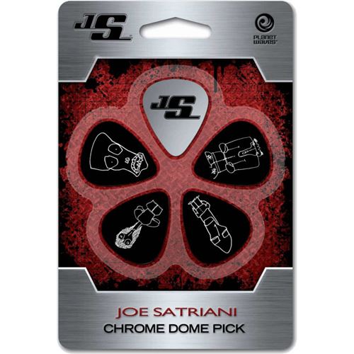5 médiators Joe Satriani Chrome Dome - Planet Waves