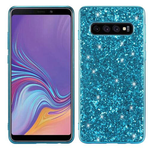 Coque en TPU hybride flash bleu pour votre Samsung Galaxy S10