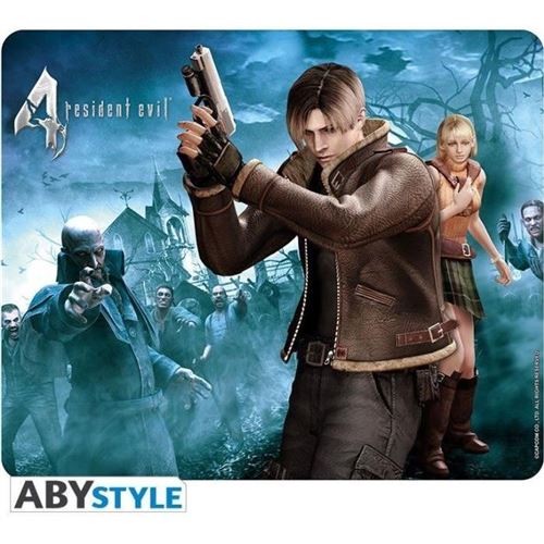 Tapis de souris resident evil - leon & ashley abystyle abyacc211