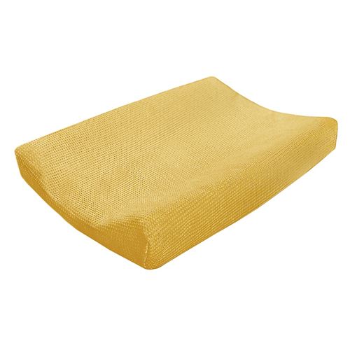 Cottonbaby housse de matelas à langer Wafel48 x 72 cm jaune ocre
