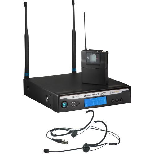 Electro-Voice R300-E/C (516 MHz - 532 MHz) système micro serre-tête sans fil