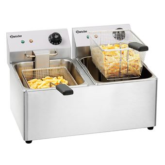 Bartscher SNACK IV - Friteuse - 8 litres - 6.5 kWatt - argent - 1
