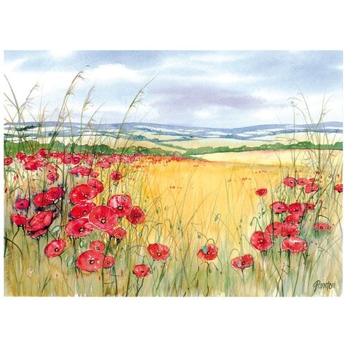 Planche decoup coquel champ 40x50cm tuftop 4050 popp