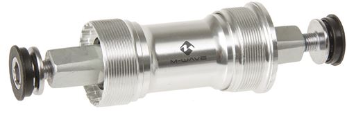 M-Wave boîtier de pédalier JIS 122,5 x 27,5 mm argent