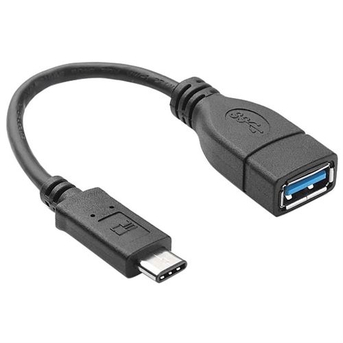 (#19) 20Cm Usb 3.1 Type C Male To Usb 3.0 Type A Female Otg Data Cable, For Nokia N1 / Macbook 12(Black)