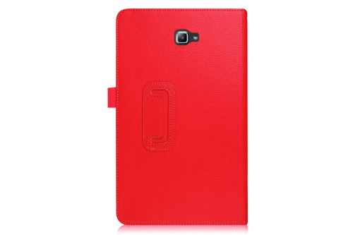 WISETONY® Etui PU cuir Coque Housse rotative 360°pour Samsung Galaxy Tab A T580/T585 10.1 - Rouge