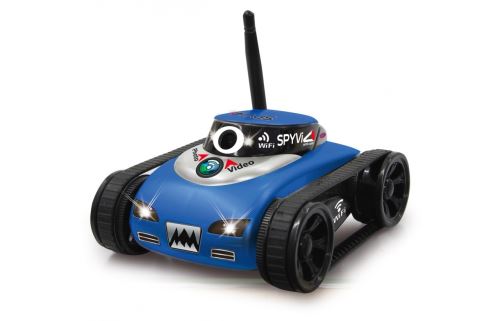 Jamara RC SpyVi Véhicule Wifi pour garçons bleu 11.6 x 9.6 cm