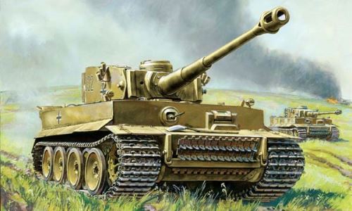 Tiger I Zvezda 1/100