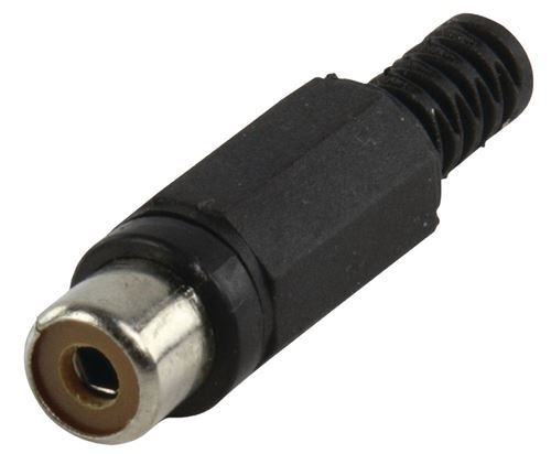 Valueline CC-106B Rca Contra Plug Noir