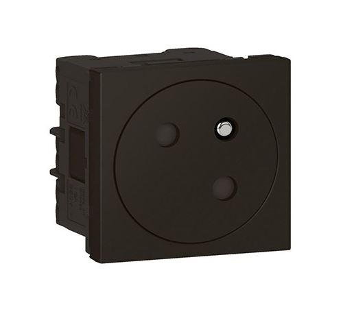Legrand Noir Prise 2P+T Mosaic Link Surface - 45° - Mat