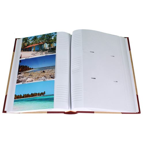 Henzo Album photo traditionnel à coller Promo 100 pages à 500 photos (10x15  cm) - Comparer avec