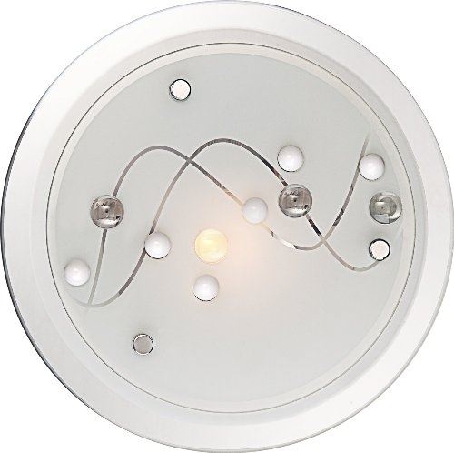 Globo lighting plafonnier chrome, excl. 1xe27 illu 60w 230v