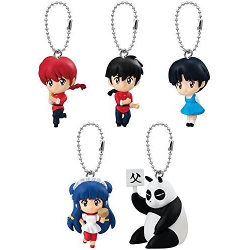 Ranma 1/2 Swing Figure Collectibles Anime Collectibles Gacha Bandai (All 5 Types Full Combo Set)