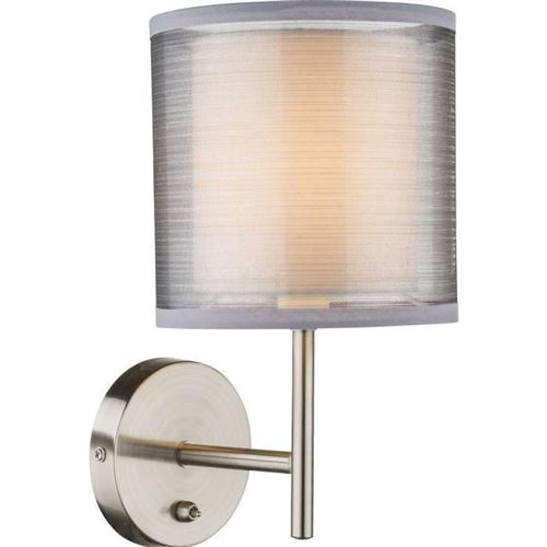 Applique en nickel mat 26x19x15cm gris globo lighting 15190w