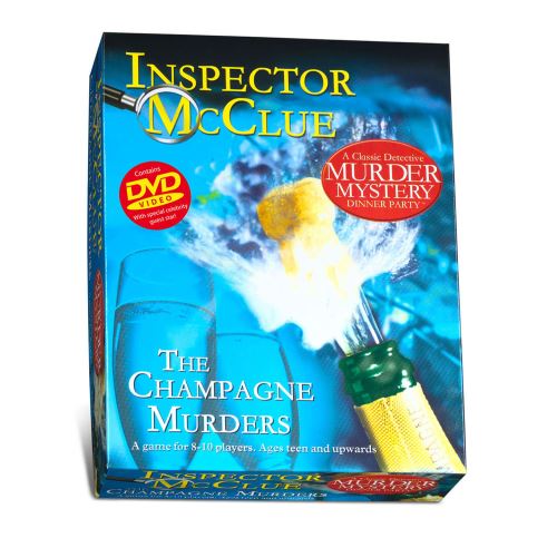 Inspector McClue Murder Mystery Party Game - The Champagne Murders (Version Anglaise)