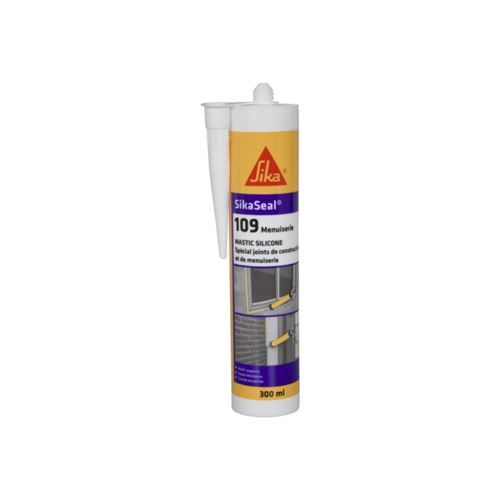 Mastic silicone SIKA Sikaseal 109 Menuiserie - Transparent - 300ml