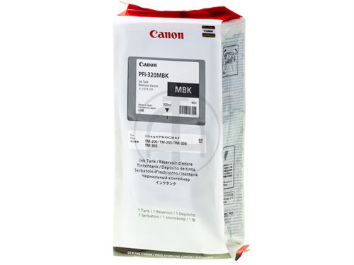 Canon PFI320MBK approprié pour IPF TM2 Encre noir mat 2889C1 3ml