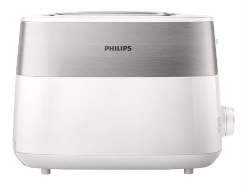 Philips Daily Collection HD2515 - Broodrooster - 2 plak - 2 Slots - wit