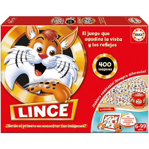 EDUCA BORRAS - Educa Lince – Set de table, édition famille avec App BorrAs 16146
