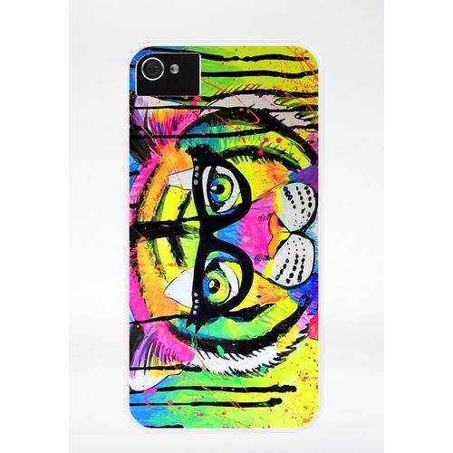 Coque Lion En Couleur Compatible Iphone 4 Transparent