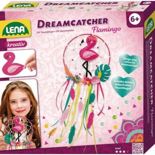 Lena dreamcatcher Flamingo girls 21 cm rose 9 pièces