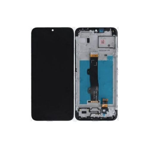 Original Ecran LCD Vitre tactile Noir Assemblés Sur Châssis Pour Motorola Moto E7I Power 5D68C18235