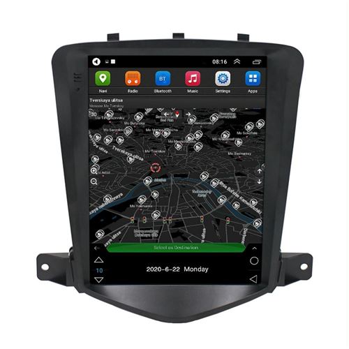 Autoradio 9.7 Pouces Android 10 GPS Bluetooth WIFI USB FM Pour Voiture RAM 2 Go ROM 32 Go YONIS