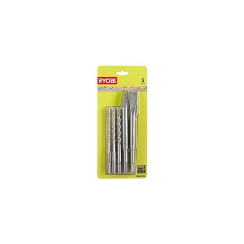 Ryobi - Kit 5 Accessoires SDS+ - 3 Forets et 2 Burins - RAKSP05 - Image 3