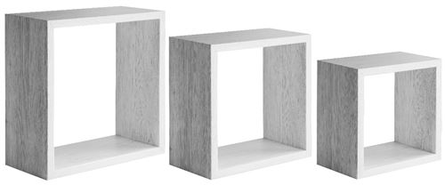 HOMEMANIA Étagère Incubo - Chêne Impérial - 35 x 35 x 15,5 cm -
