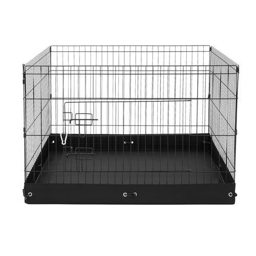 Comparer les prix de VEVOR Parc Chien Enclos Animaux de Compagnie Pliable Métal 91 cm avec Tapis